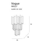 MaxLight W0227 KINKIET VOGUE - MAX-W0227