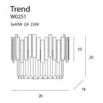 MaxLight W0251 KINKIET TREND - MAX-W0251