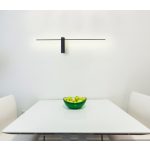 MaxLight W0281 KINKIET SABRE 61 cm CZARNY IP23, ściemnialny z włącznikiem dotykowym - MAX-W0281