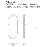 MaxLight W0290D KINKIET OLIVIA - MAX-W0290D