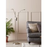 Markslöjd HUDSON Floor 2L Steel - MS-105583