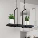 Markslöjd TRAY Wisząca 3L 3x3W Czarny - MS-105780