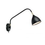 Markslöjd VALENCIA black wall lamp