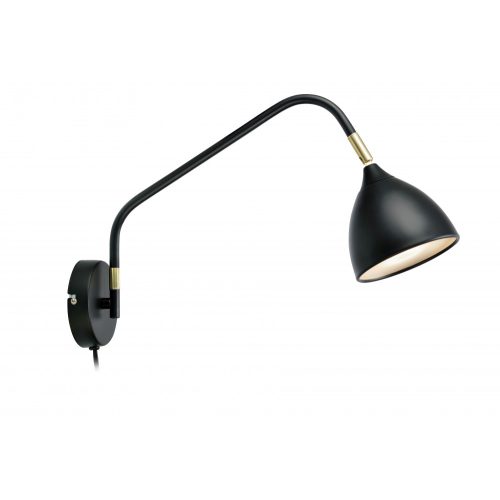 Markslöjd VALENCIA black wall lamp