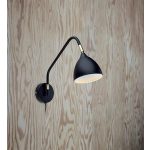 Markslöjd VALENCIA black wall lamp