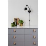 Markslöjd VALENCIA black wall lamp