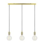 Markslöjd SKY Wisząca 3L Prosta Złota - MS-106335