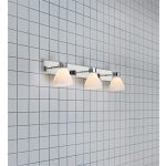 Markslöjd CASSIS Kinkiet 3L Chrom/Opal IP44 - MS-106370