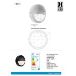 Markslöjd HERO Kinkiet Czarny - MS-106519