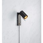 Markslöjd CARRIE black wall lamp