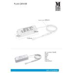 Markslöjd PLAN Driver 48W white - MS-106648