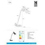 Markslöjd CAL Stołowa 1L Czarna - MS-106781