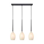 Markslöjd SALUT Wisząca 3L Czarny/Biały - MS-106808