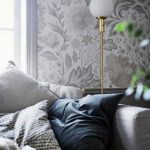 Markslöjd MINNA Podłogowa 1L Mosiądz Szczotkowany/Biały - MS-106867