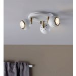 Markslöjd COCO Plafon 3L Biały/Patyna - MS-106875