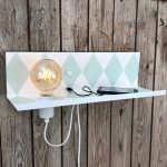 Markslöjd MULTI Kinkiet/Półka USB 1L Biały - MS-106969