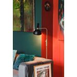 Markslöjd LARRY Podłogowa 1L Czarny/Złoty Szczotkowany - MS-106972