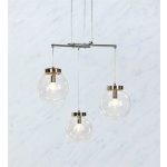 Markslöjd SICILY Wisząca 3L Chrom/Przezroczysty - MS-107015