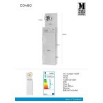 Markslöjd COMBO Wall 1L Sandy White - MS-107064