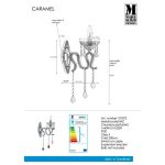 Markslöjd CARAMEL Wall 1L Chrome/Colorful MC - MS-107072