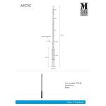 Markslöjd ARCTIC Słupek Konstrukcja 220cm Czarny - MS-107122