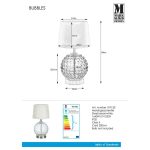 Markslöjd BUBBLES Table 1L Steel/Clear/White MS-107130 /KIFUTOTT!!/