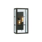 Markslöjd FULHAM Wall 2L Black/Clear IP44 - MS-107182