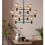 Markslöjd PARIS Wisząca 10L Czarny - MS-107187