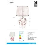 Markslöjd CHERRY Table 48cm White/Pink - MS-107194 /KIFUTOTT!!/