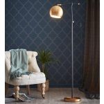 Markslöjd CHESTER Podłogowa 1L Czarny/Brązowy - MS-107231