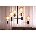 Markslöjd CAPITAL Wisząca 6L Czarny mat - MS-107281