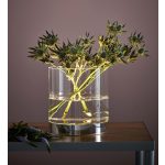 Markslöjd BOUQUET wazon stołowy 19cm Chrom/Przezroczysty - MS-107326