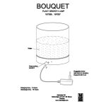 Markslöjd BOUQUET wazon stołowy 29cm Chrom/Przezroczysty - MS-107327