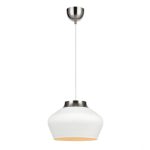 Markslöjd KOM Wisząca 31cm 1L Biały/Stal - MS-107379