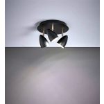 Markslöjd CIRO Plafon 3L Czarny/Stal - MS-107411