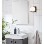 Markslöjd ZENIT Wall 1L IP44 Black/Opal  - MS-107495