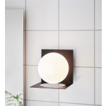 Markslöjd ZENIT Wall 1L IP44 Black/Opal  - MS-107495