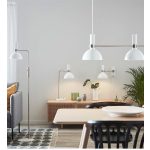 Markslöjd LARRY Wall 1L White/Steel - MS-107499