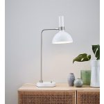 Markslöjd LARRY Table 1L White/Steel - MS-107502