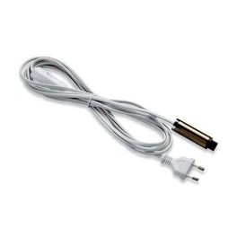   Markslöjd EXPAND Start cable 3,5m Wallplug+Switch Steel - MS-107522