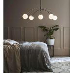 Markslöjd HEAVEN Pendant 5L Steel/Opal - MS-107559