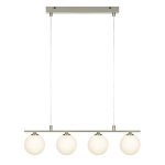 Markslöjd QUATTRO Pendant 4L Steel - MS-107573