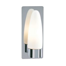 Markslöjd BULLET Wall 1L Chrome/White IP44 - MS-107610