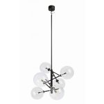 Markslöjd ANDREW Pendant 6L Black/Clear - MS-107748