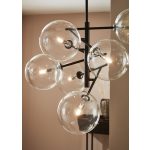 Markslöjd ANDREW Pendant 6L Black/Clear - MS-107748