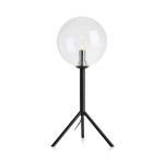 Markslöjd ANDREW Table 1L Black/Clear - MS-107749