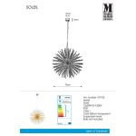 Markslöjd SOLEIL Pendant 9L Gold - MS-107752