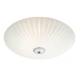 Markslöjd CUT Plafond 3L 43cm White/Steel  - MS-107759