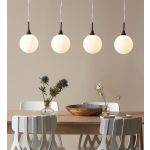 Markslöjd QUATTRO XL Pendant 4L Black/White - MS-107762