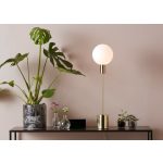 Markslöjd UNO Table 1L 60cm Brass/White - MS-107765